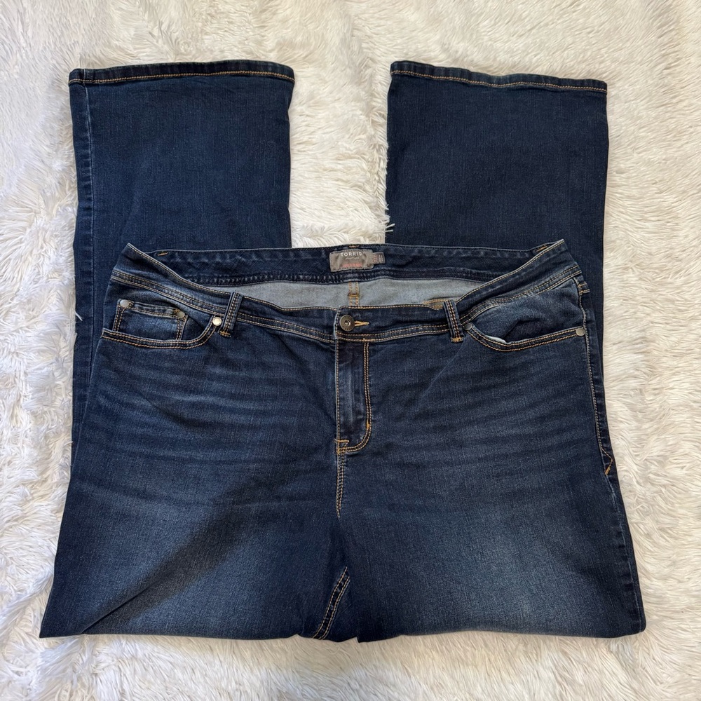 Torrid Luxe Slim Boot Jeans Size 22R